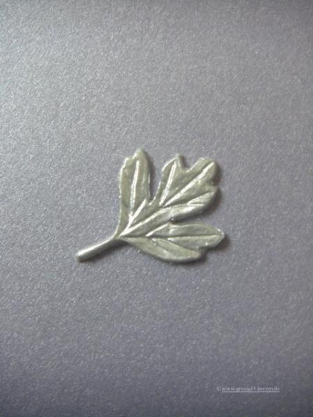 Verzierwachs, Wachsdekor, "Ahornblatt" klein
