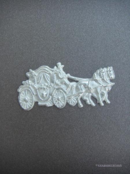 Verzierwachs "Hochzeitskutsche"