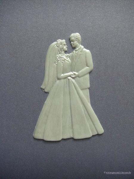 Wachsornament "Hochzeitspaar groß"