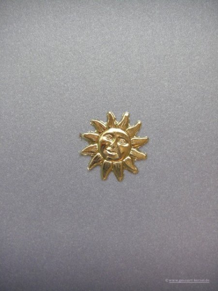 Wachsornament "Sonne" hochglanz