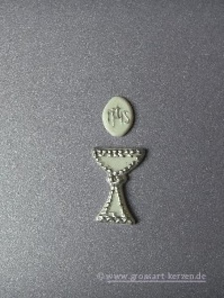 Verzierwachs, Kommunion "Kelch mit Hostie"