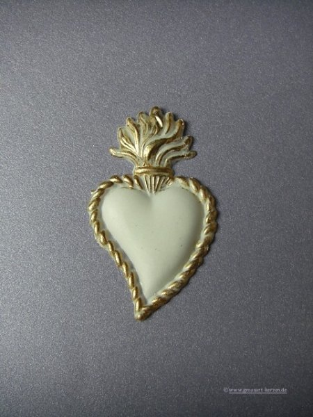 Verzierwachs - Wachsdekor  "Flammendes Herz"