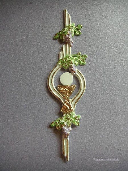 Verzierwachs, Kommunion "Kelch & Wein"