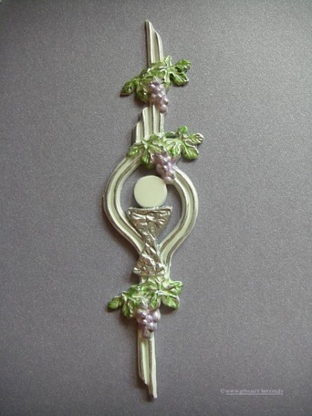 Verzierwachs, Kommunion "Kelch & Wein"