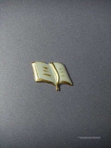 Verzierwachs - Wachsdekor  "Buch mit Band"