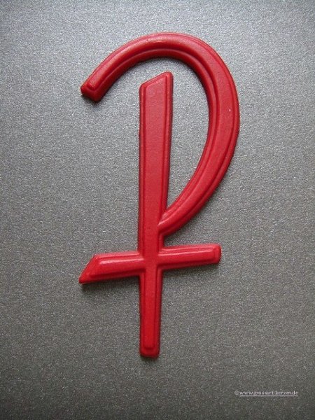 Verzierwachs "Pax rot"