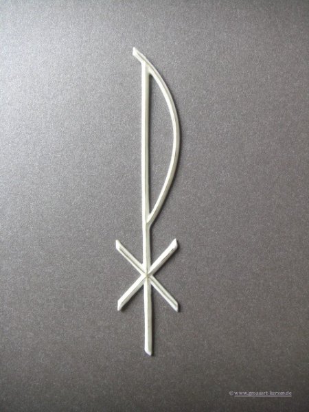 Verzierwachs - Wachsdekor  "Paxzeichen" groß