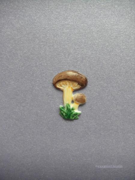 Verzierwachs, Wachsmotiv, "Steinpilz" Pilzgruppe klein