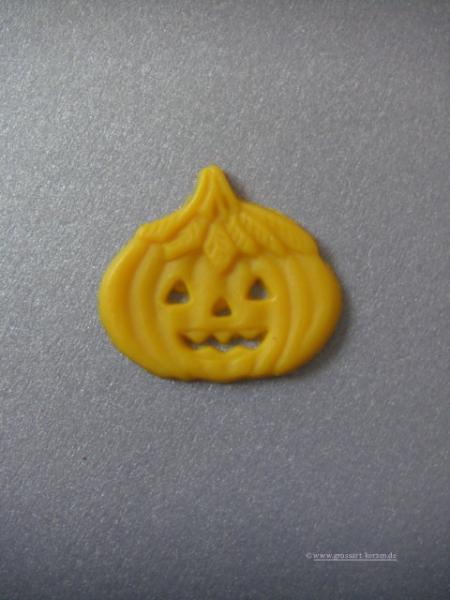Verzierwachs, Wachsdekor, "Kürbis mit Gesicht"