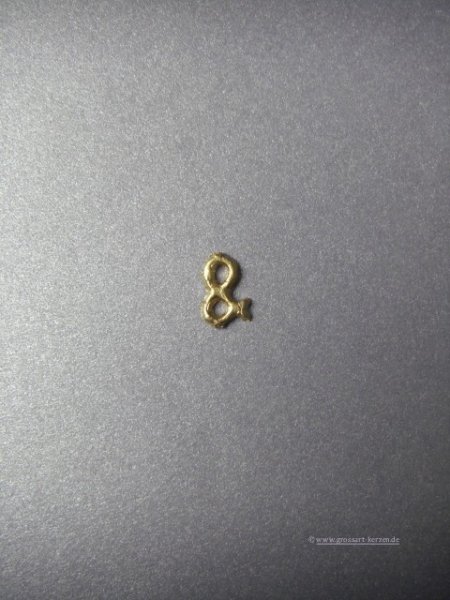 Verzierwachs Zeichen"&"gold oder silber matt