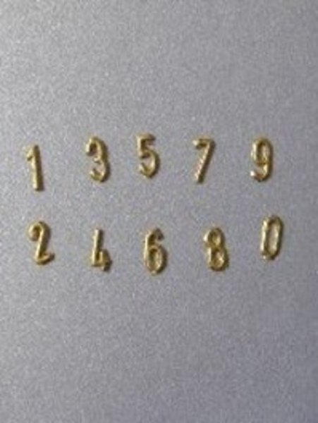 Wachszahlen  0-9 10mm Set
