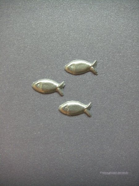 Verzierwachs Taufe, Kommunion "Fisch" 3er Set