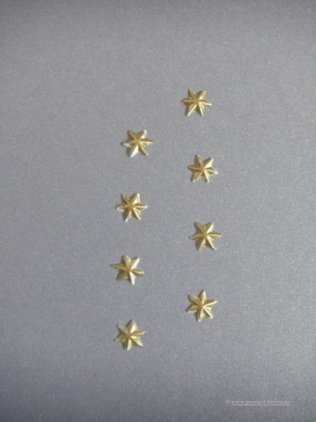 Verzierwachs / Wachsornament "Sterne"  8er Set