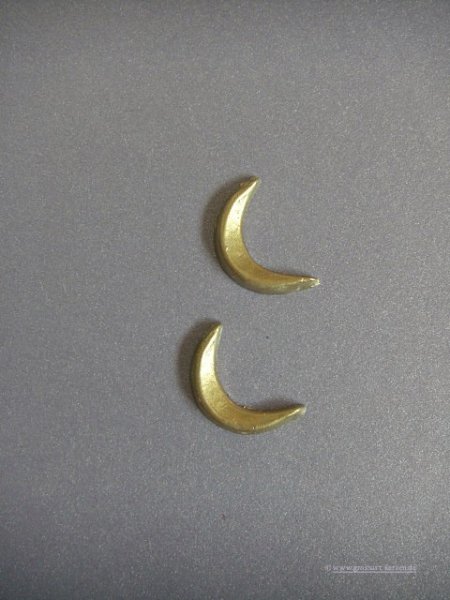 Verzierwachs / Wachsmotiv "Mond" 2er Set