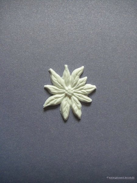 Verzierwachs / Wachsornament "Weihnachtsstern" groß