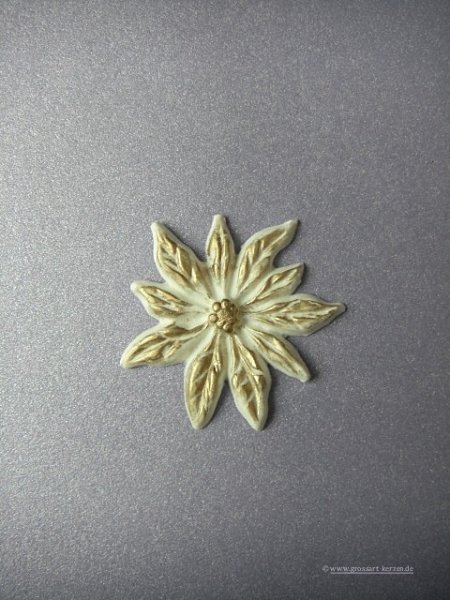 Verzierwachs / Wachsornament "Weihnachtsstern" groß