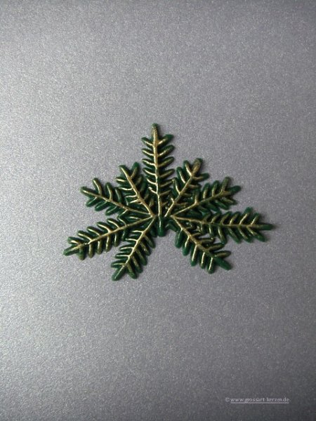 Verzierwachs / Wachsornament "Tannenzweig"
