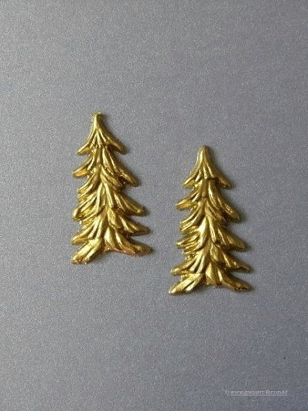 Verzierwachs / Wachsornament "Tannenbaum"   2er Set