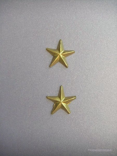 Verzierwachs / Wachsornament "Stern" groß 2er Set