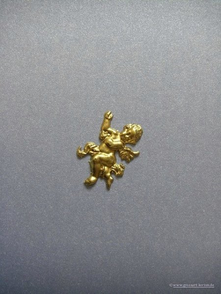 Verzierwachs / Wachsornament "Engel - Putte" links