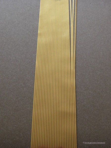 Verzierwachsstreifen "Flachstreifen 1 mm"