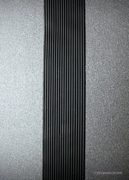 Verzierstreifen rund  2 mm schwarz