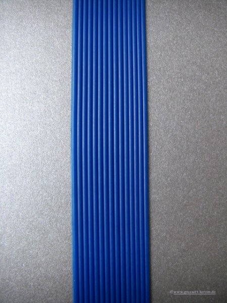 Verzierstreifen rund  2 mm blau