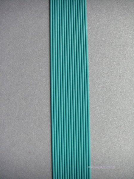 Verzierwachsstreifen rund  2 mm pastellblau