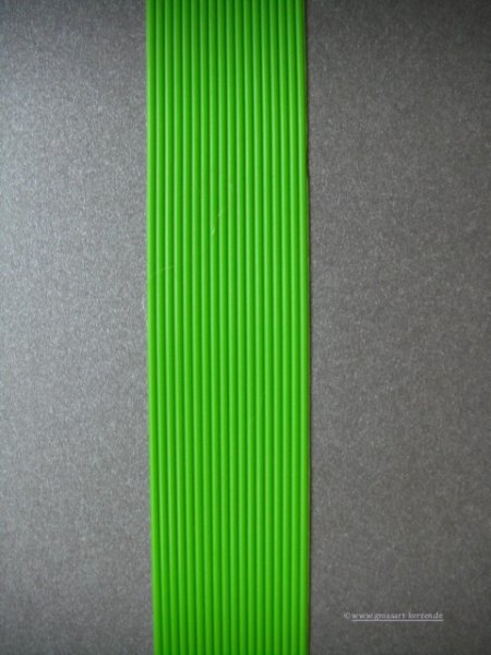Verzierwachsstreifen rund  2 mm gelbgrün