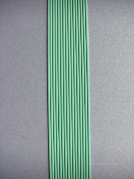 Verzierwachsstreifen rund  2 mm pastellgrün