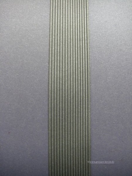 Verzierwachsstreifen rund  2 mm alusilber