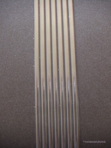 Verzierwachsstreifen,"Rundstreifen 7 mm" silber