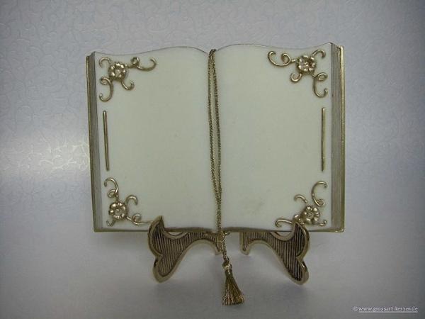 Wachsbuch klein mit Beschriftungsfolie