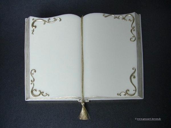 Wachsbuch mit Beschriftungsfolie