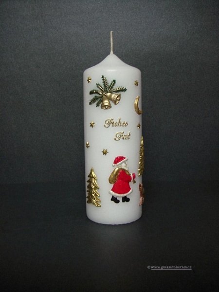 Weihnachtskerze "Weihnachtsmann"