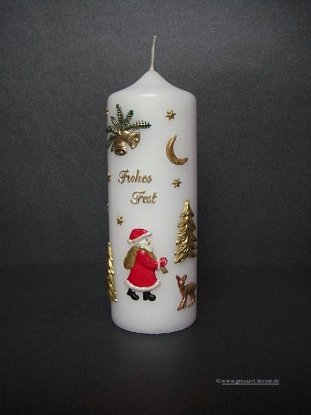 Weihnachtskerze "Weihnachtsmann"