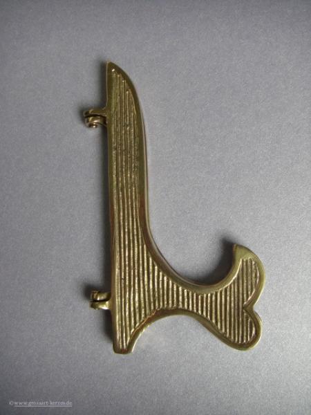 Buchständer-Messing klein