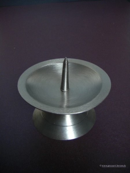 Metalleuchter gebürstet klein