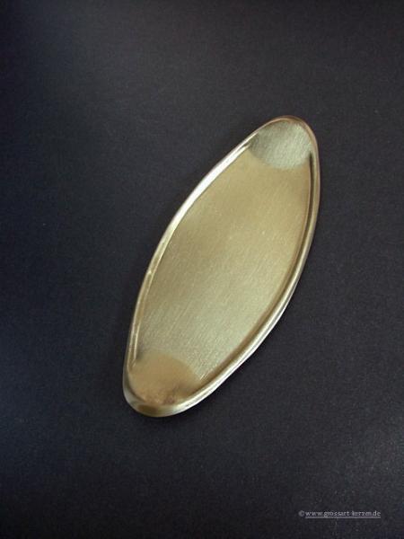Kerzenteller - "Messingleuchter" oval