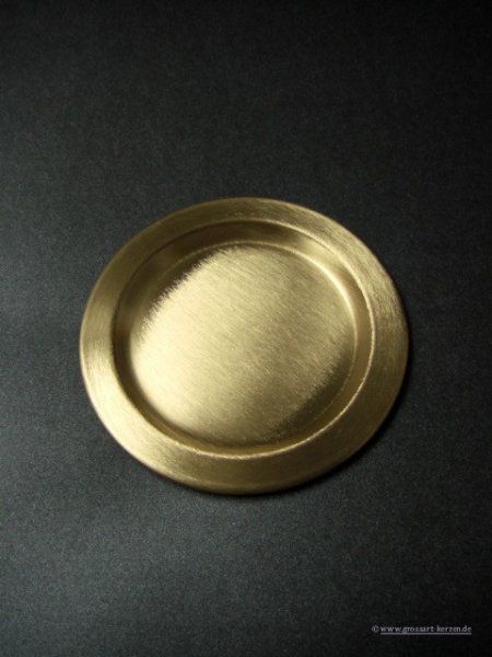 Messingteller klein matt