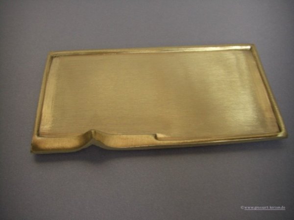 Messingteller  rechteckig