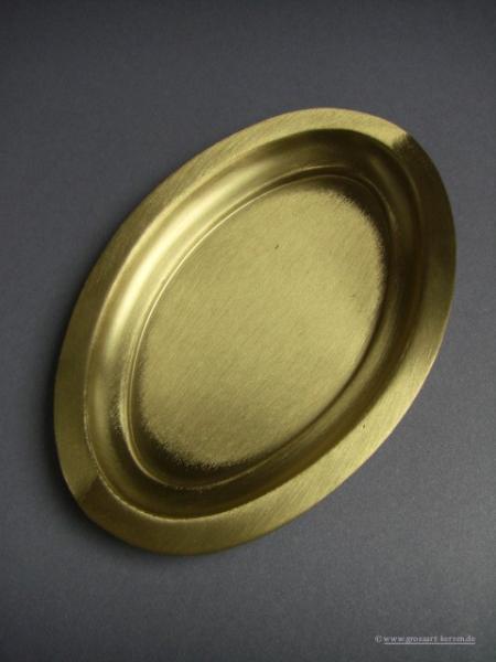 Messingteller oval