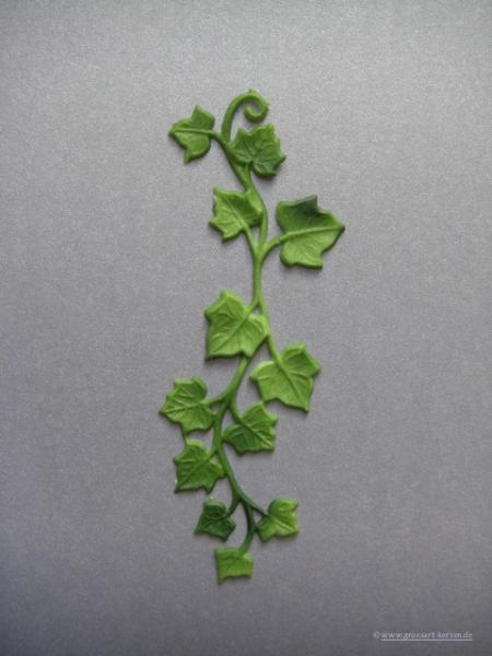 Verzierwachs, Wachsmotiv, Efeuranke groß