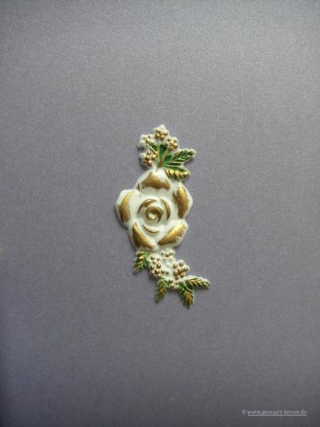 Verzierwachs, Wachsmotiv, Blütenarrangement Rose