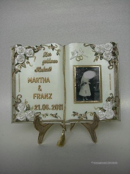 Wachsbuch "Zur goldenen Hochzeit"