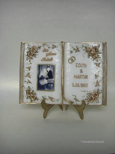 Wachsbuch goldene Hochzeit