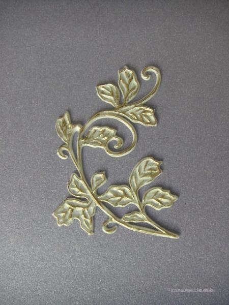 Verzierwachs, Wachsmotiv, Weinranke klein versch. Farben