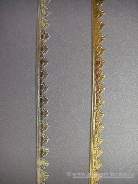 Verzierwachs Borte "Fächer / Bogen"