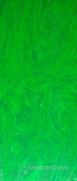 Wachsplatte gelbgrün irisierend