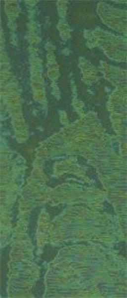 Wachsplatte grün irisierend